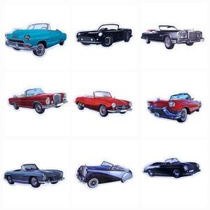 Convertible Classic Cars Decals Antique Roadsters Stickers Vintage Variety Pack